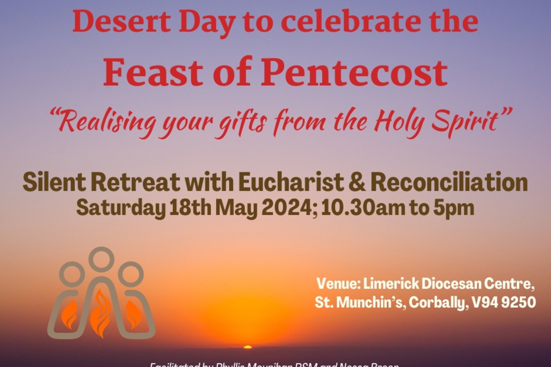 Desert Day to celebrate the feast of Pentecost