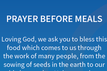 Prayer before Meals - Limerick Diocese