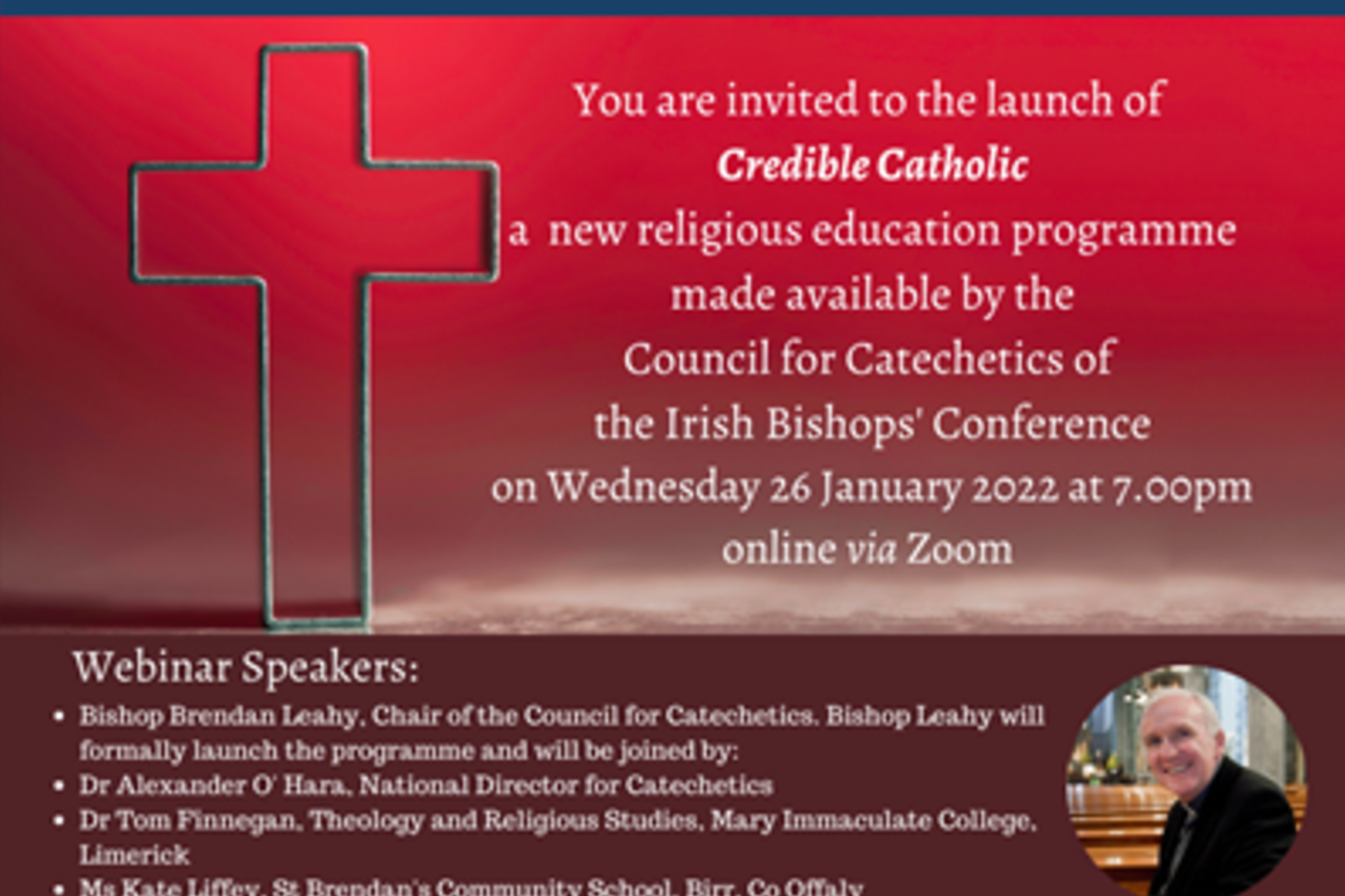Bishop Brendan Leahy to launch Credible Catholic RE programme