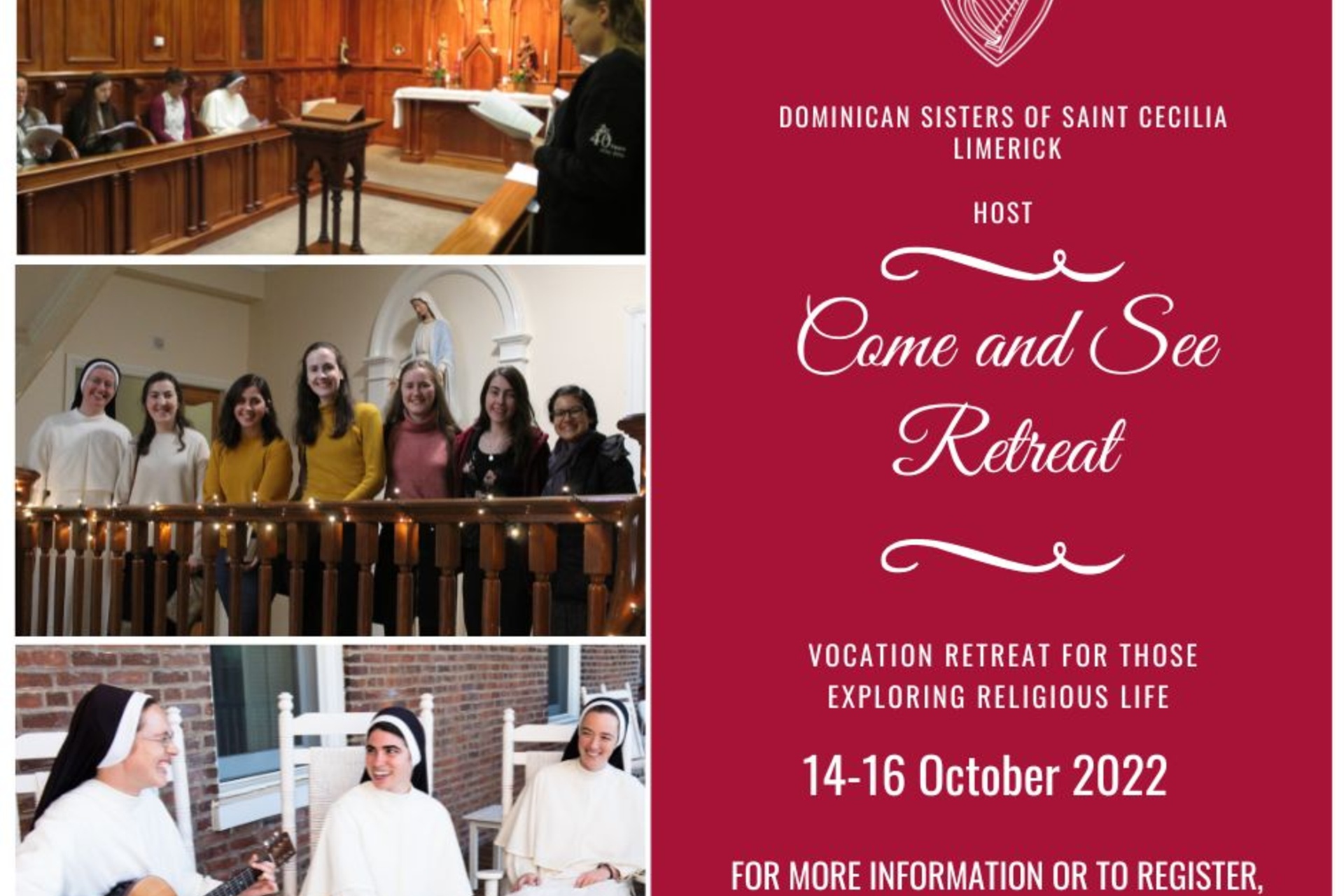 Dominican Sisters of St Cecilia  'Come and See' Vocation Retreat